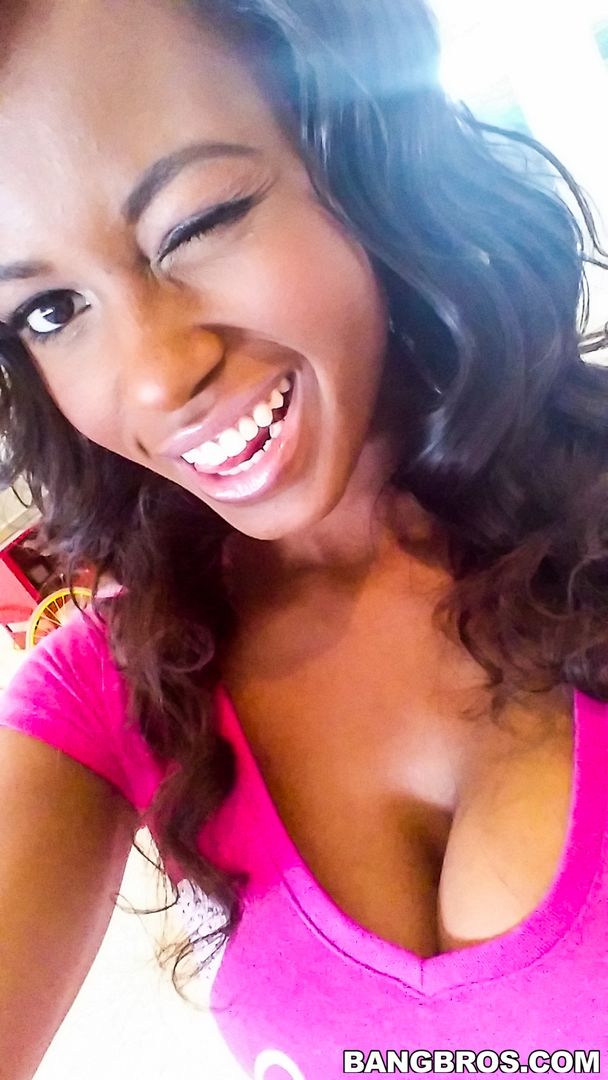 Sexy All Natural Ebony Tits