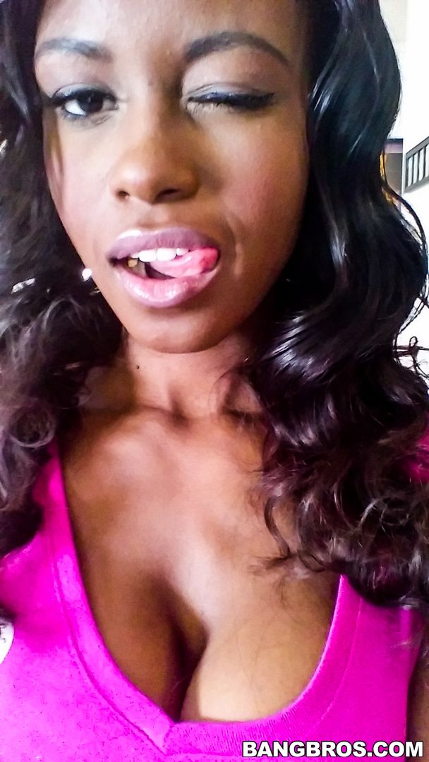 Sexy All Natural Ebony Tits