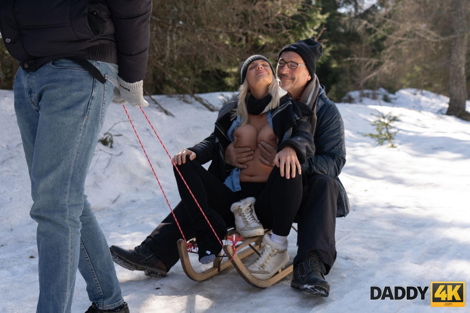 Sled and Fireplace Adventure