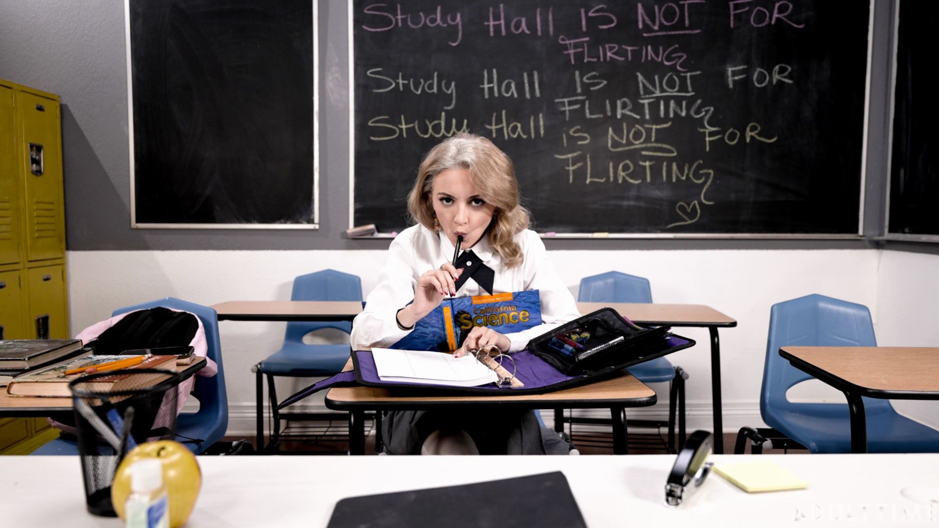 Naughty Student Asks for Extra Detention