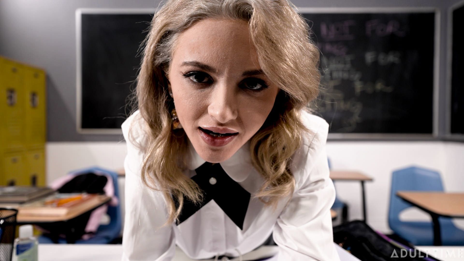 Naughty Student Asks for Extra Detention