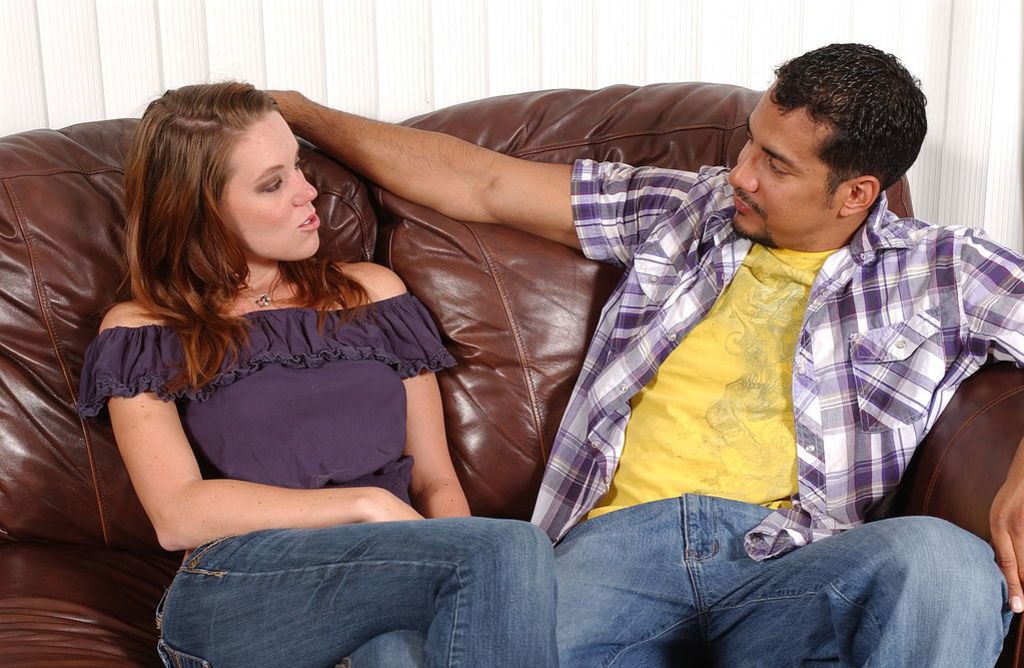 Hot Redhead Teen Gets Her First Taste Of Big Black Cock