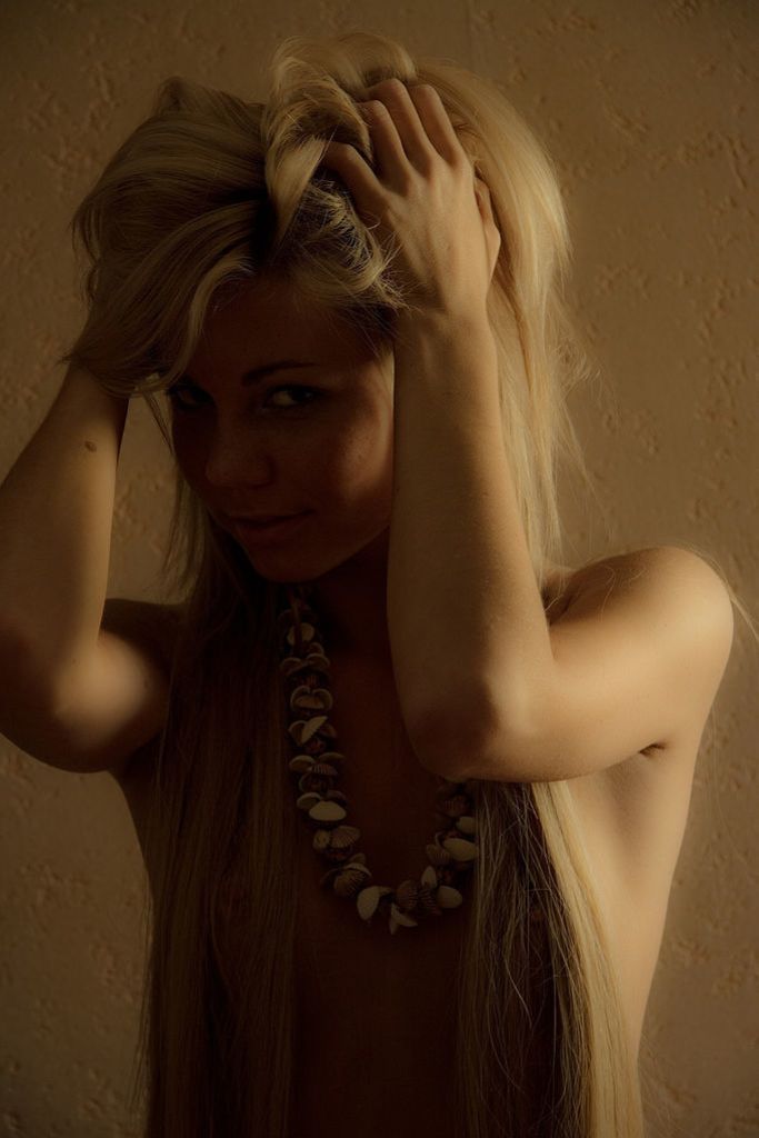 Cute Young Adaline Models and Pleasures Her Sexy Body