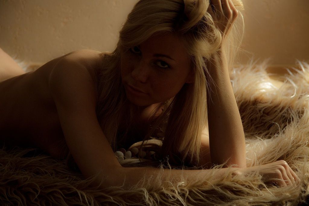 Cute Young Adaline Models and Pleasures Her Sexy Body