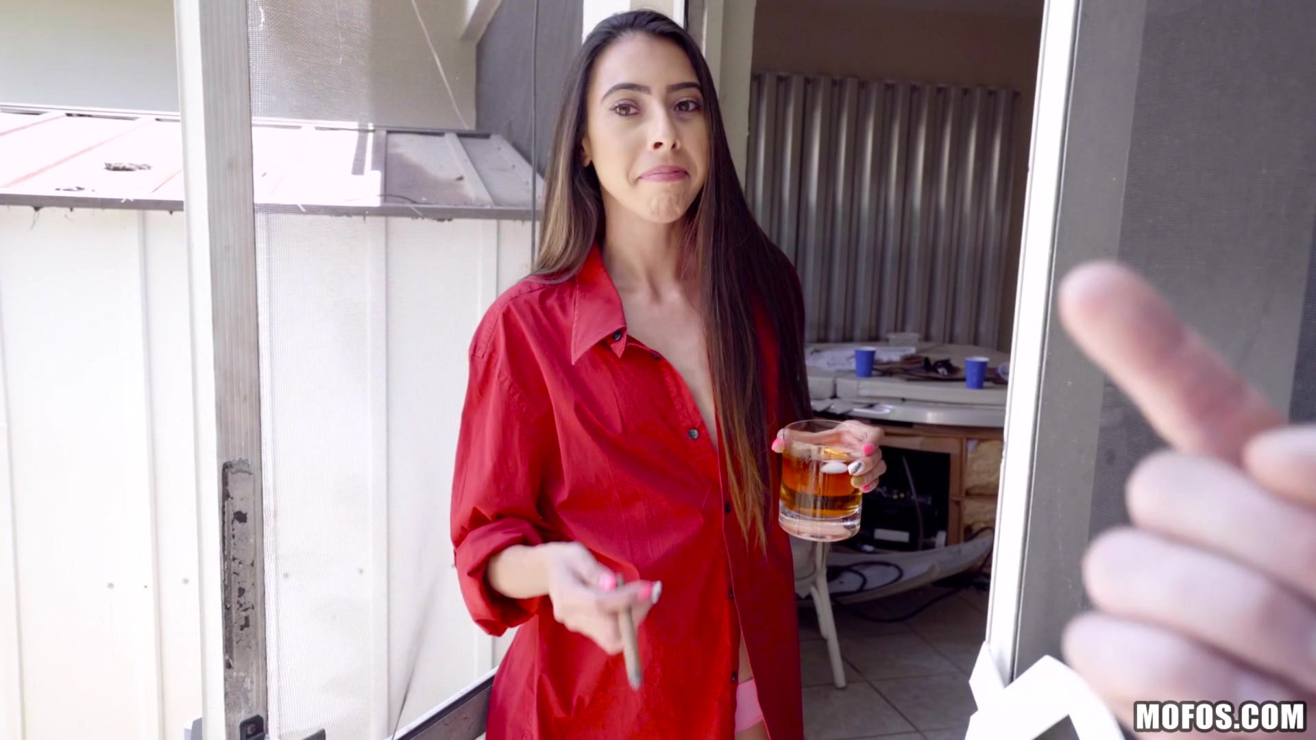 Loud Neighbor Apologizes With Pussy