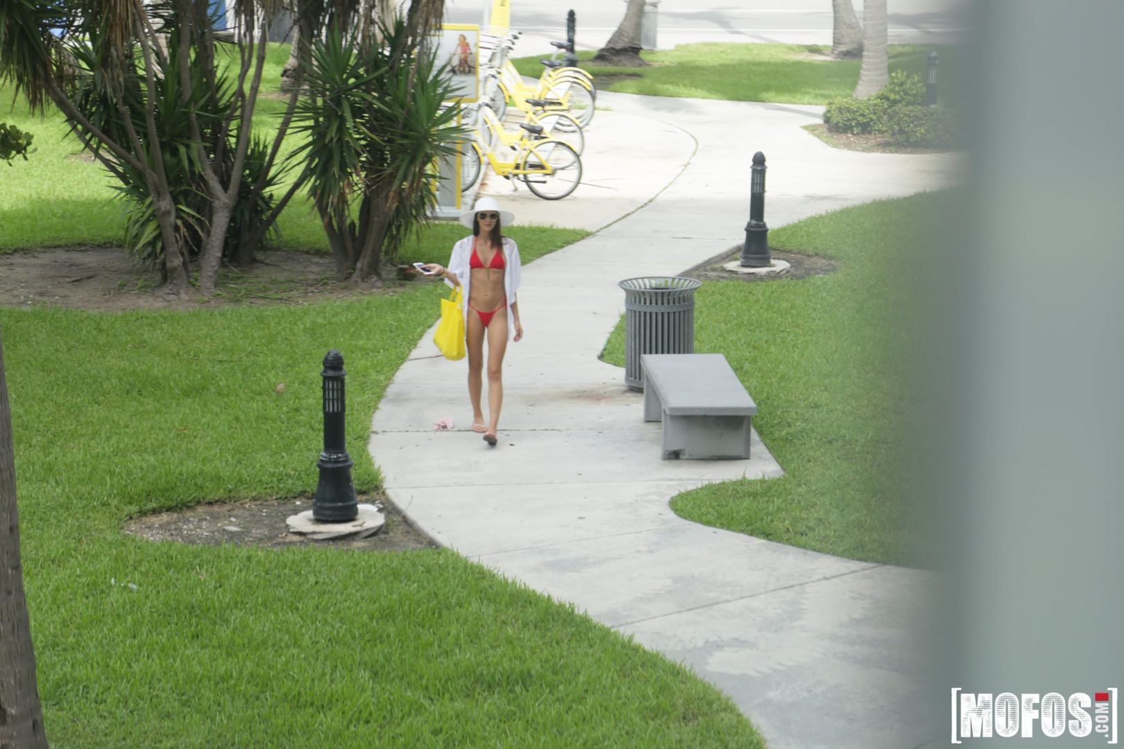 Celeb Look-Alike in Thong Bikini