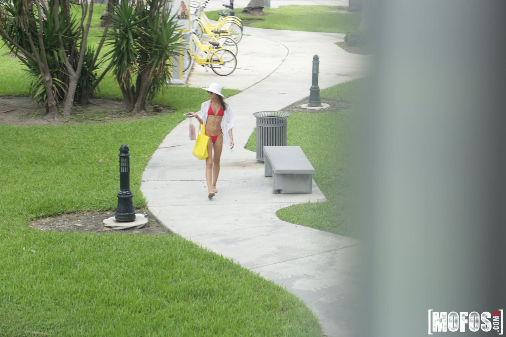 Celeb Look-Alike in Thong Bikini