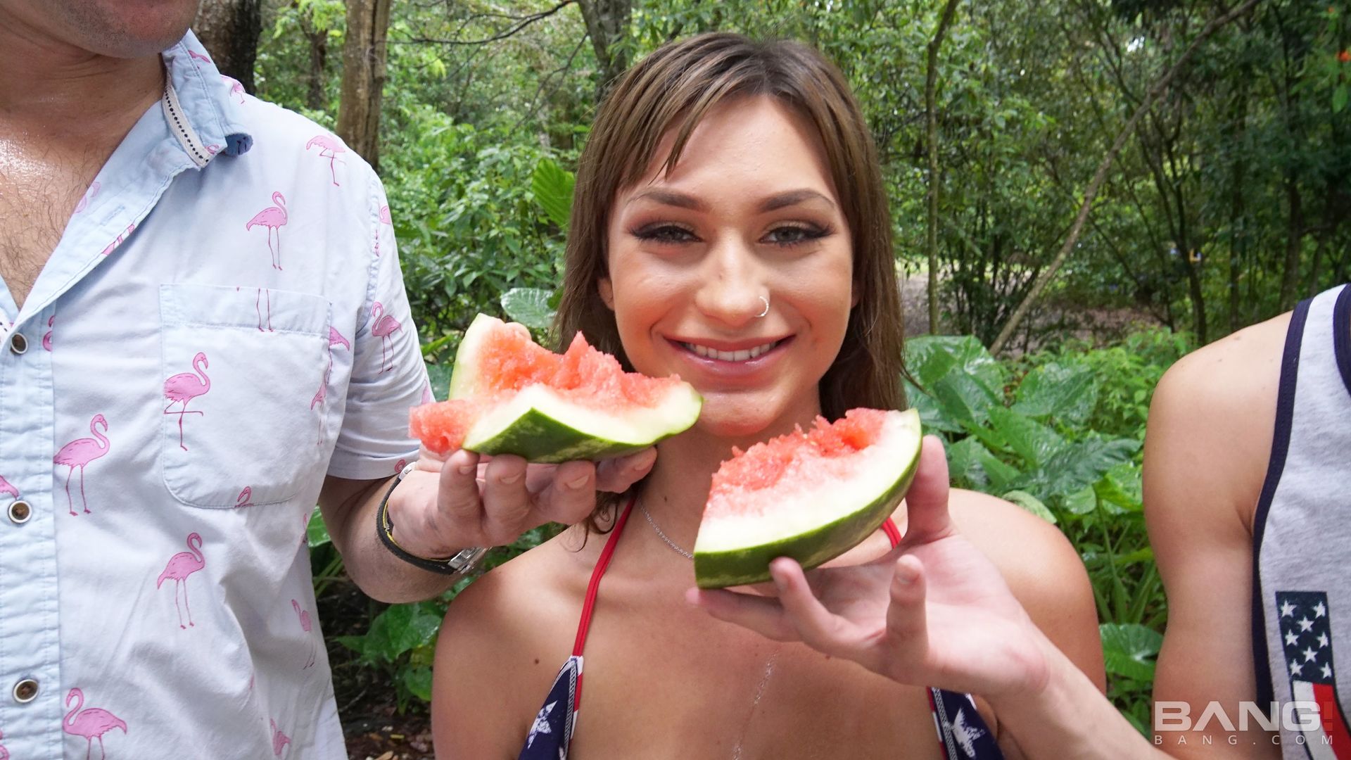 Ana Rose Makes Fireworks With Her Pussy On Independence Day!