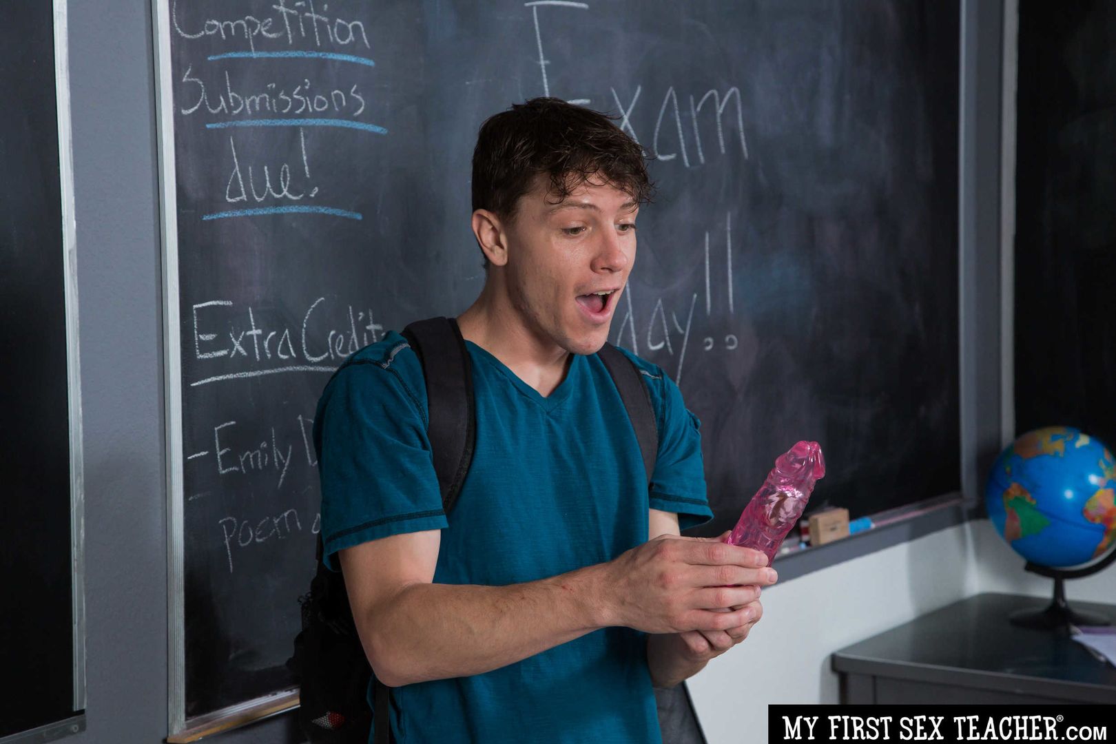 Professor Phillips needed a REAL cock instead of her vibrator