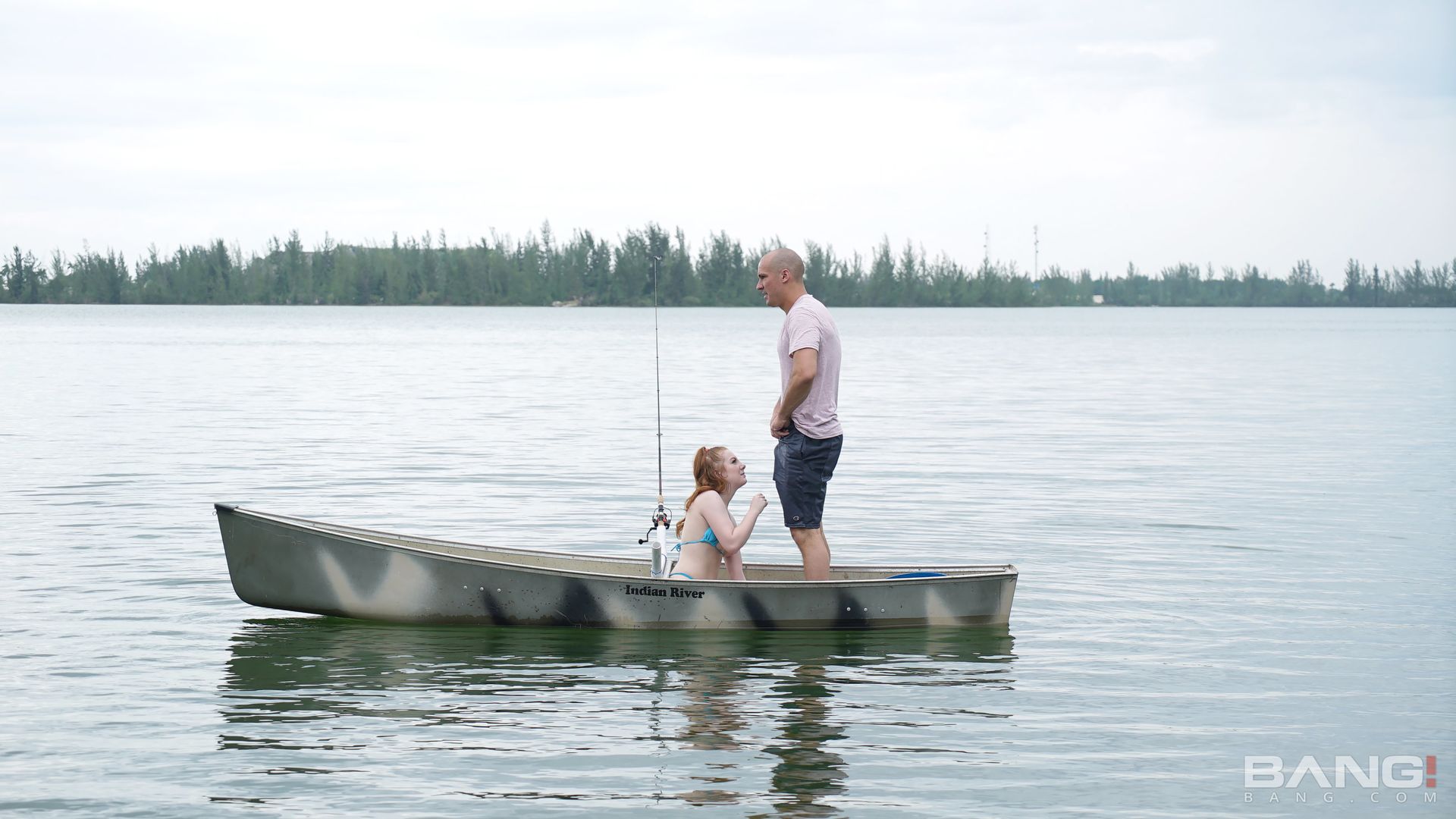 Amber Addis Goes Naked Fishing And Catches A Cock In Her Pussy!