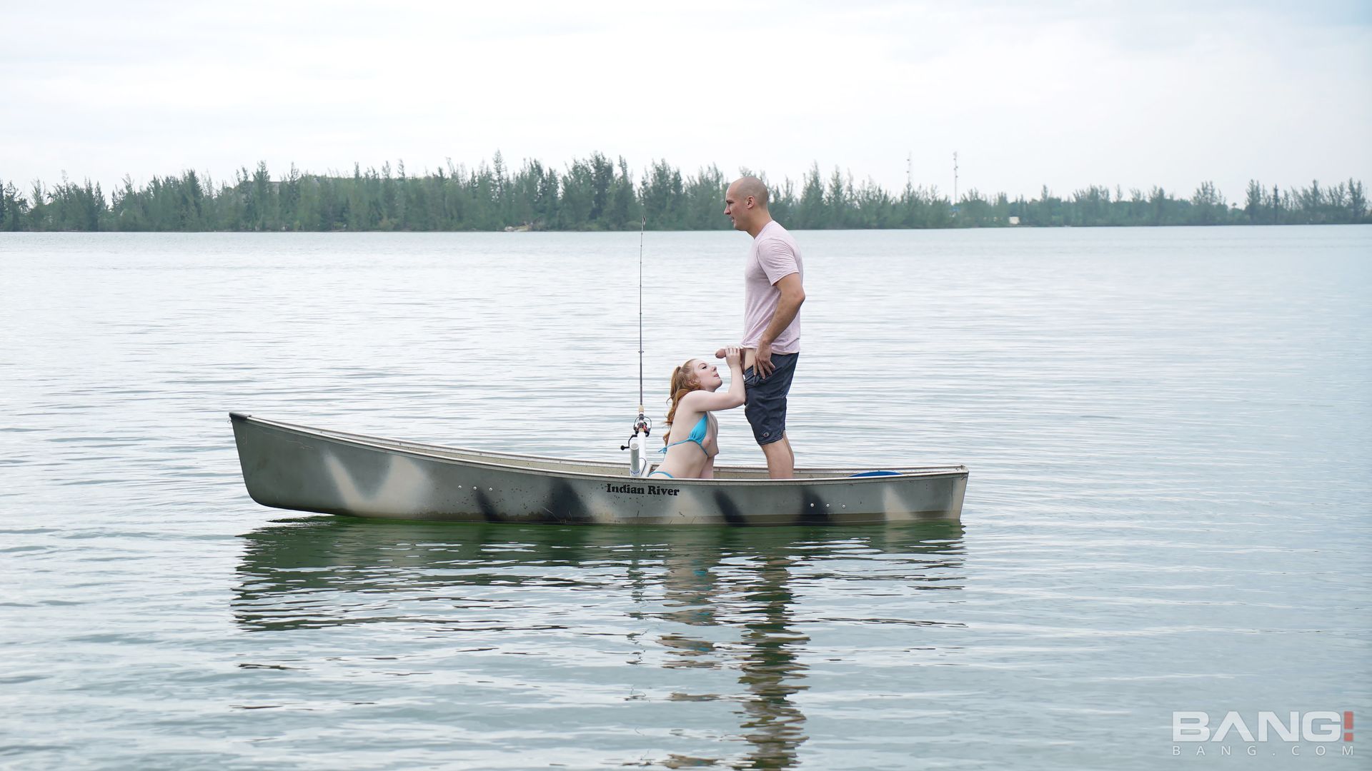 Amber Addis Goes Naked Fishing And Catches A Cock In Her Pussy!