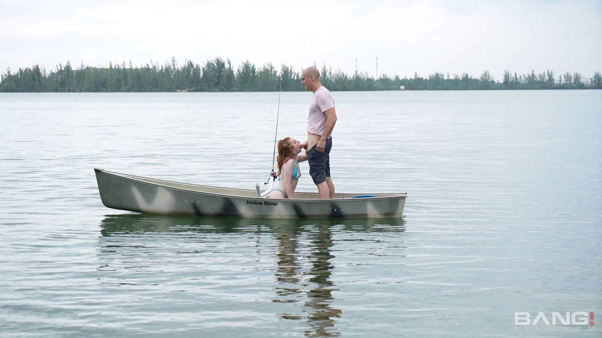 Amber Addis Goes Naked Fishing And Catches A Cock In Her Pussy!