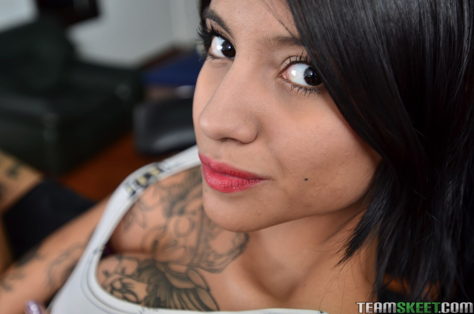 Tattooed Latina Gets Drilled