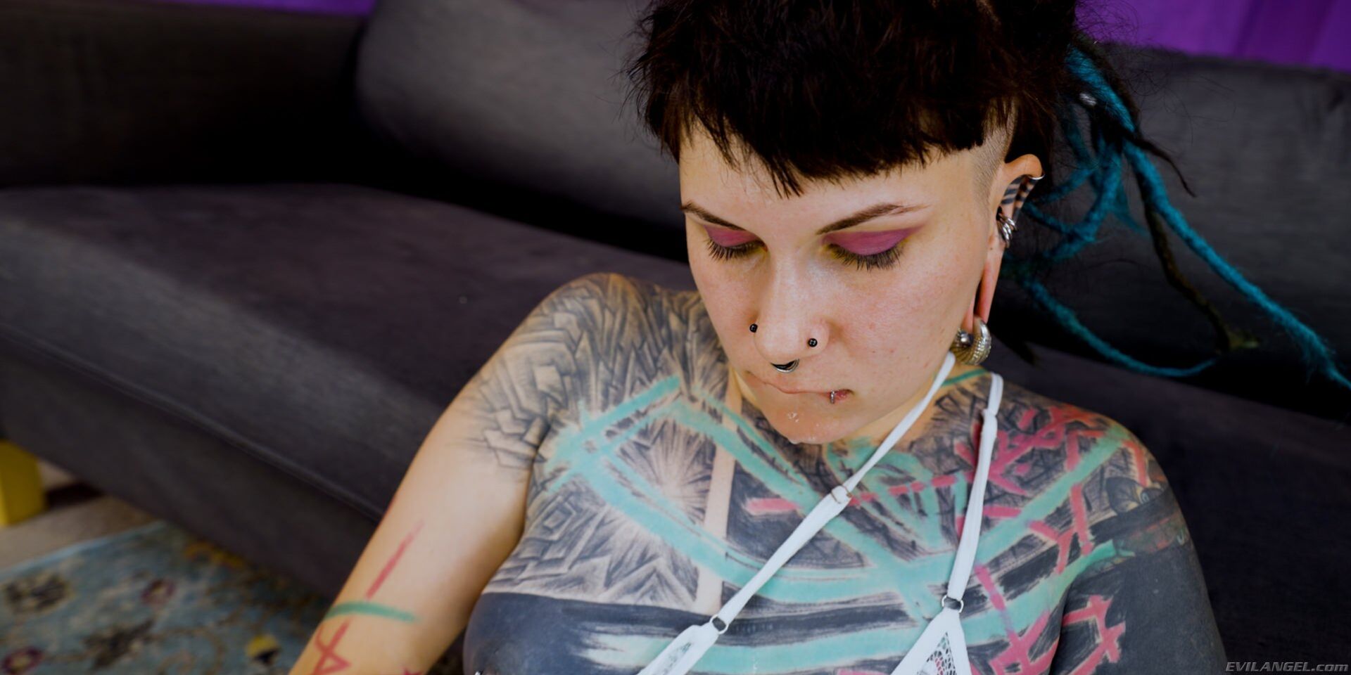 Tattooed IlluZ: DP & Sloppy BJ