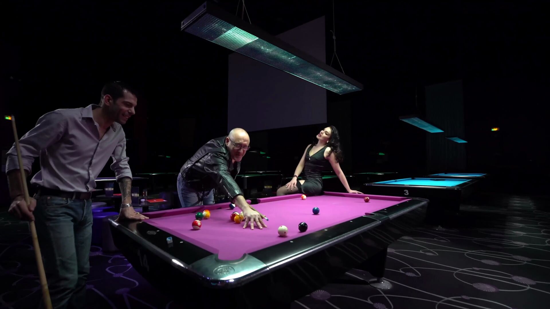 Billiards And Perversions Between Tony, His Brother and Josh