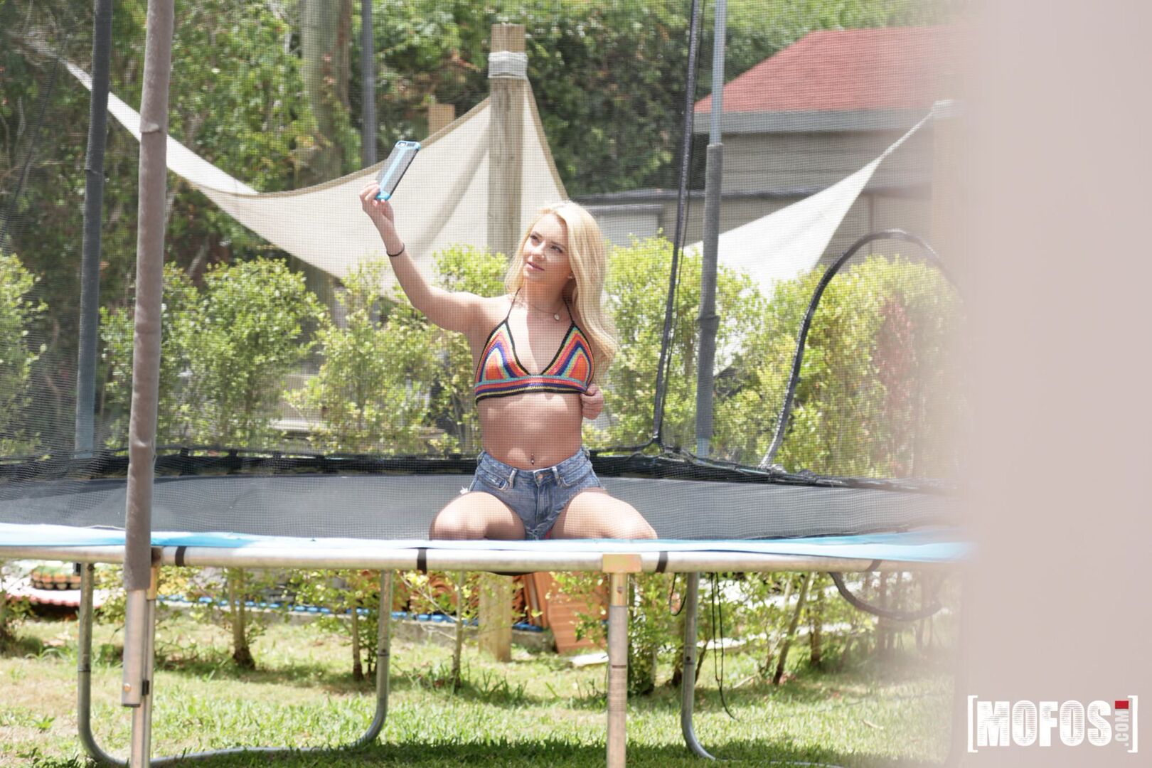 Trampoline Cock Worship