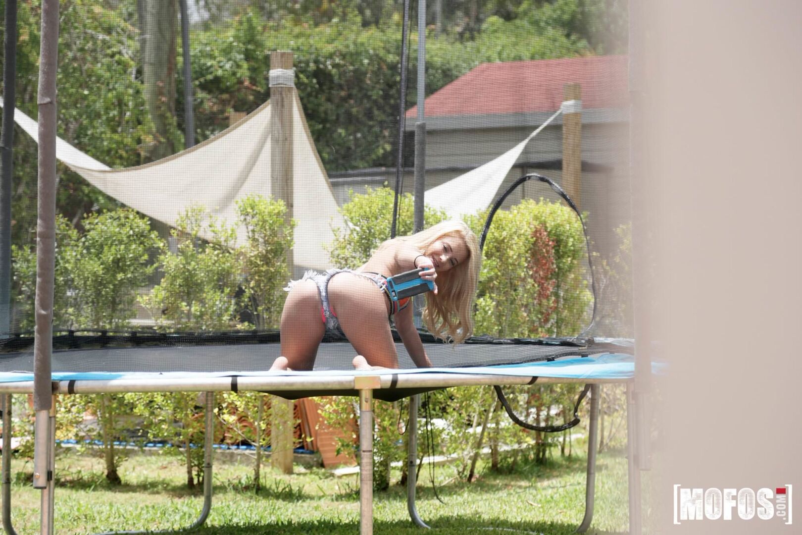Trampoline Cock Worship