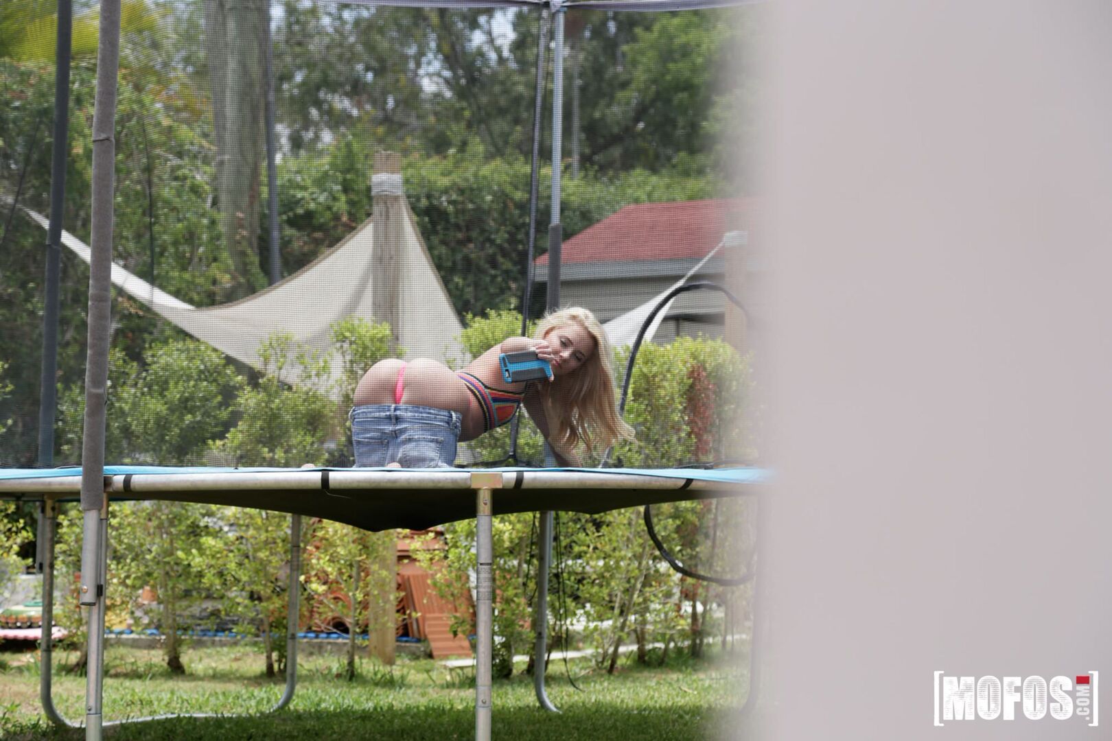 Trampoline Cock Worship