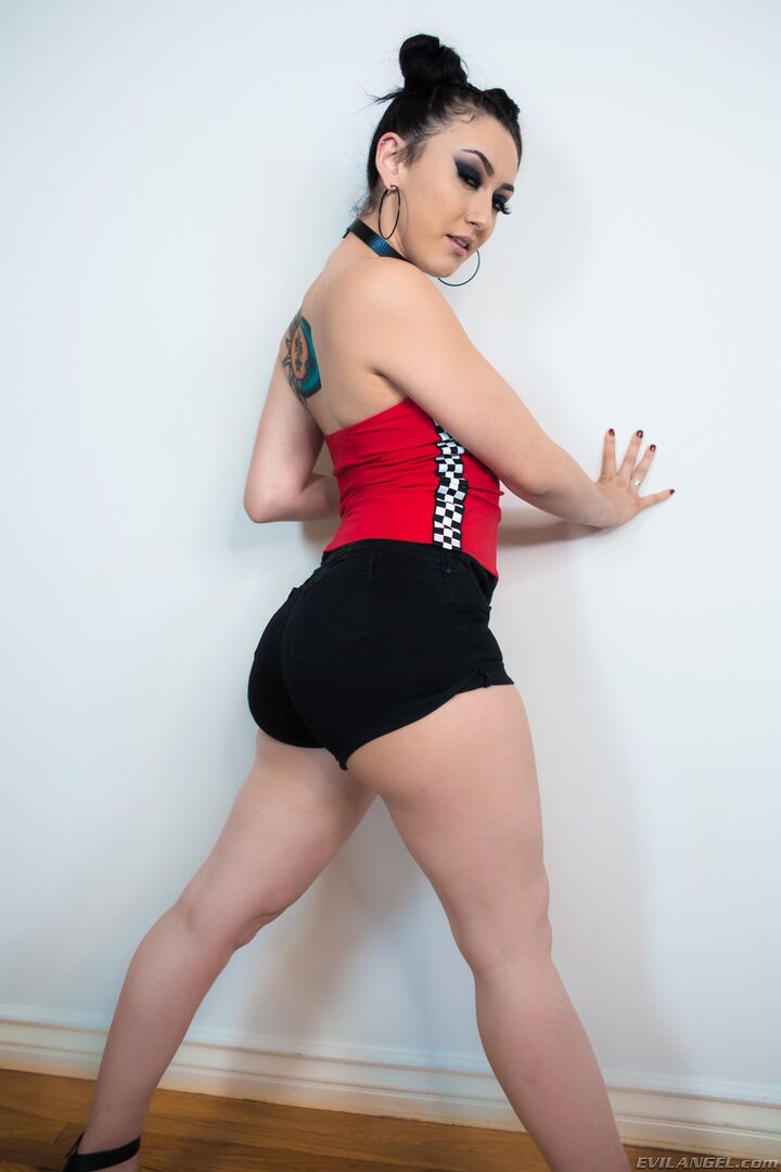 Biker Chick Mandy Anally Manhandled!