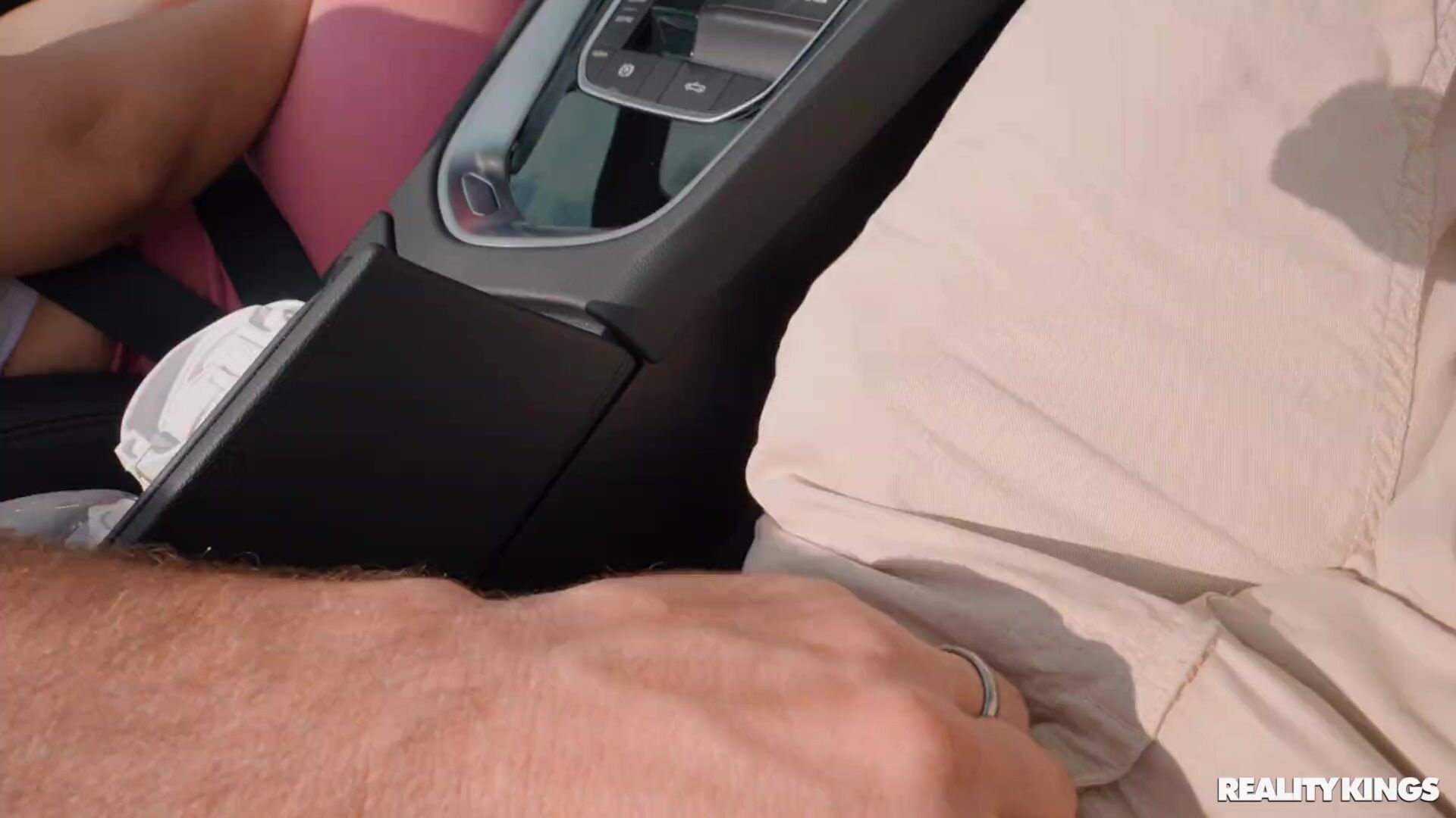 Stroking His Stick Shift