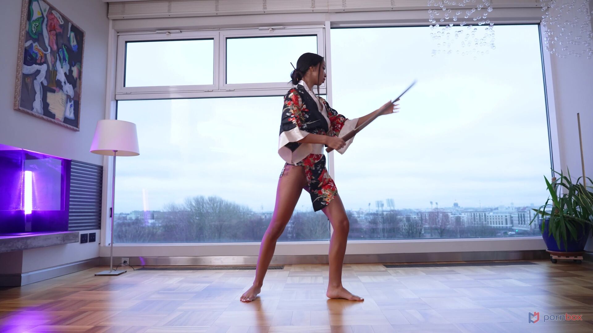 Skinny Samurai Dancer Lia Lin Takes a Hard Ass Pound GP2339