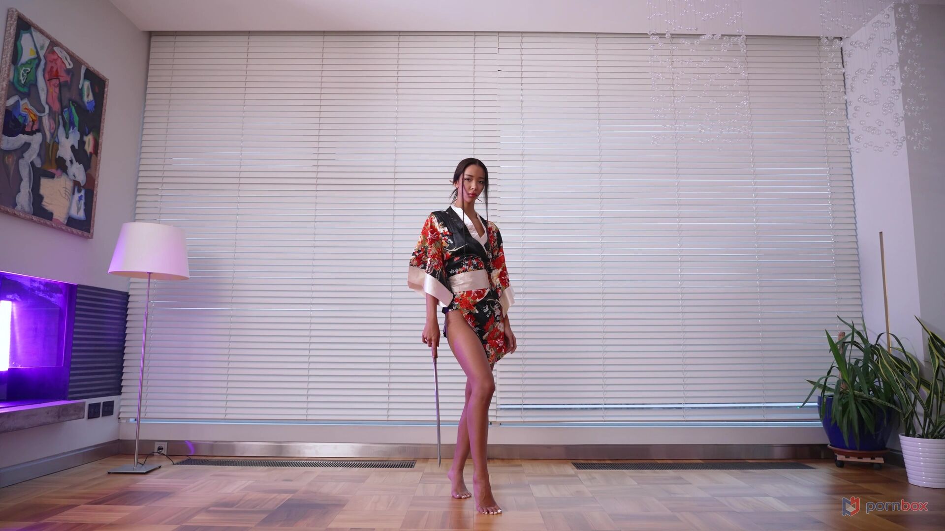 Skinny Samurai Dancer Lia Lin Takes a Hard Ass Pound GP2339