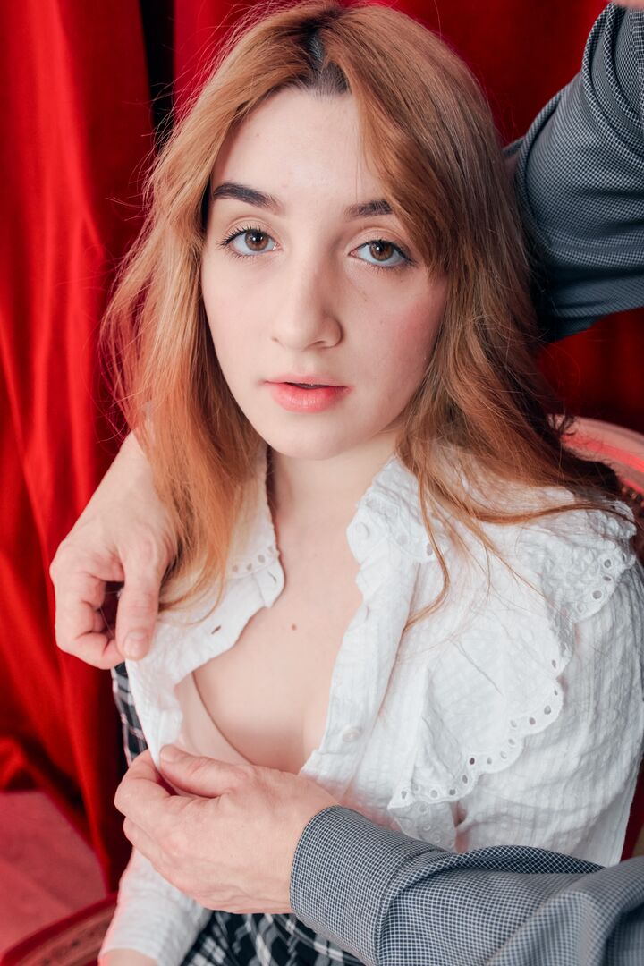 Lazy student pleases her teacher