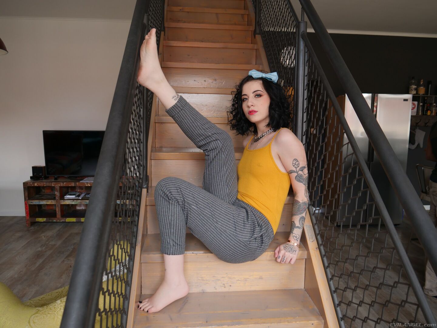 Tattooed Charlotte: Interracial Anal