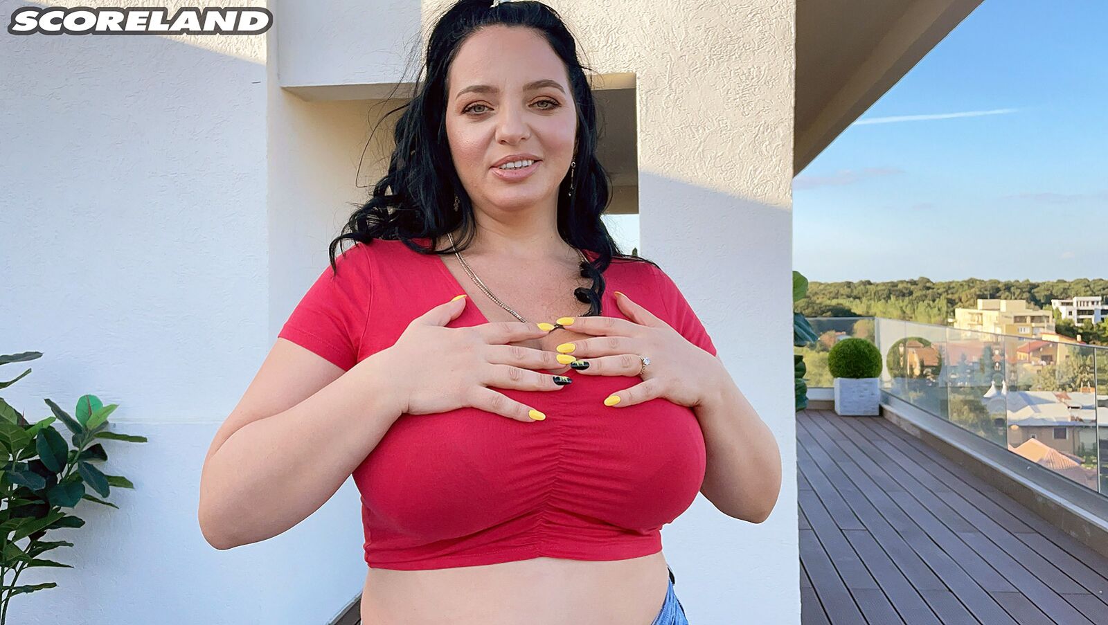 AN OILY BREAST MASSAGE FOR JOANA BLISS
