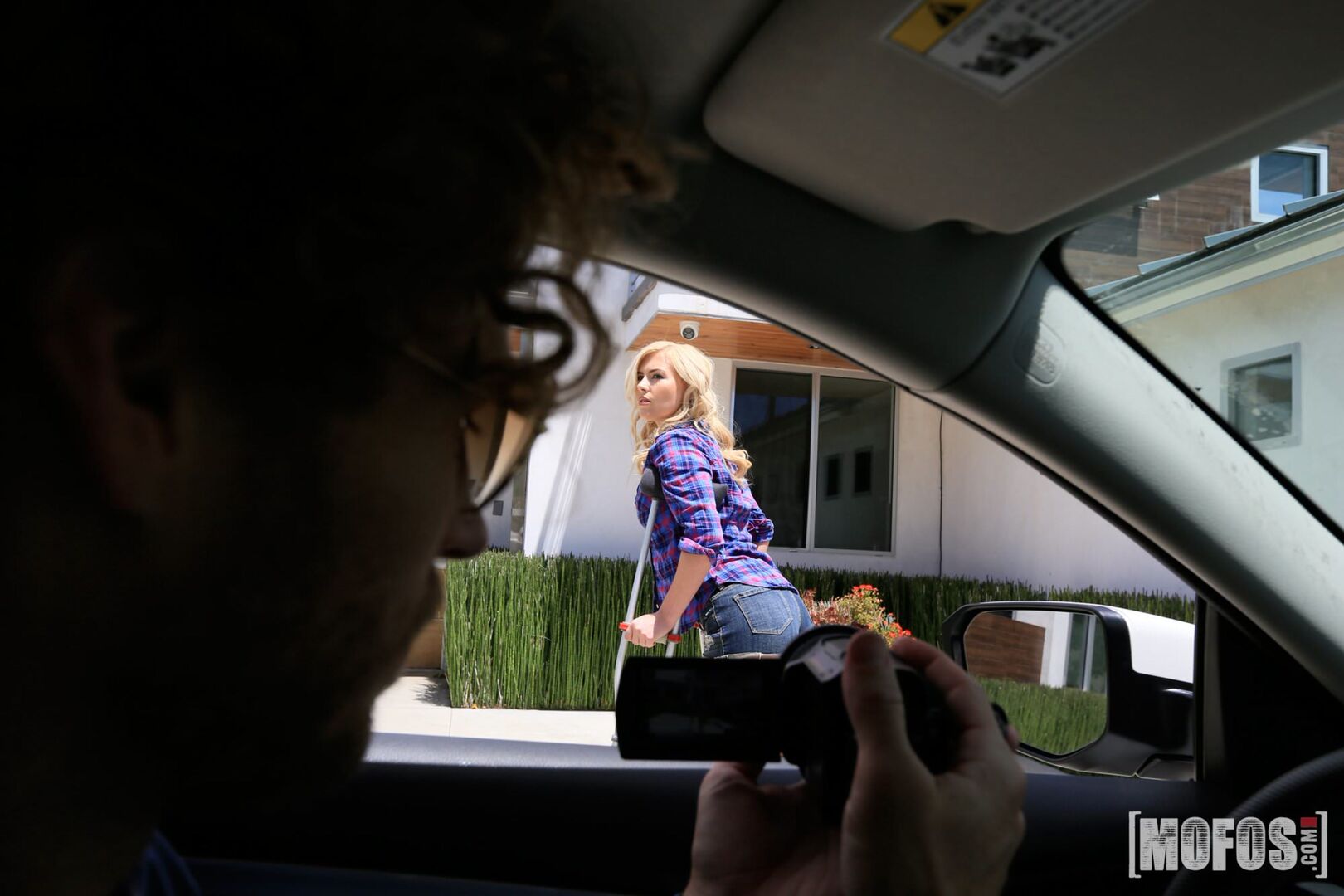 Twerking Blonde Blows Insurance Guy