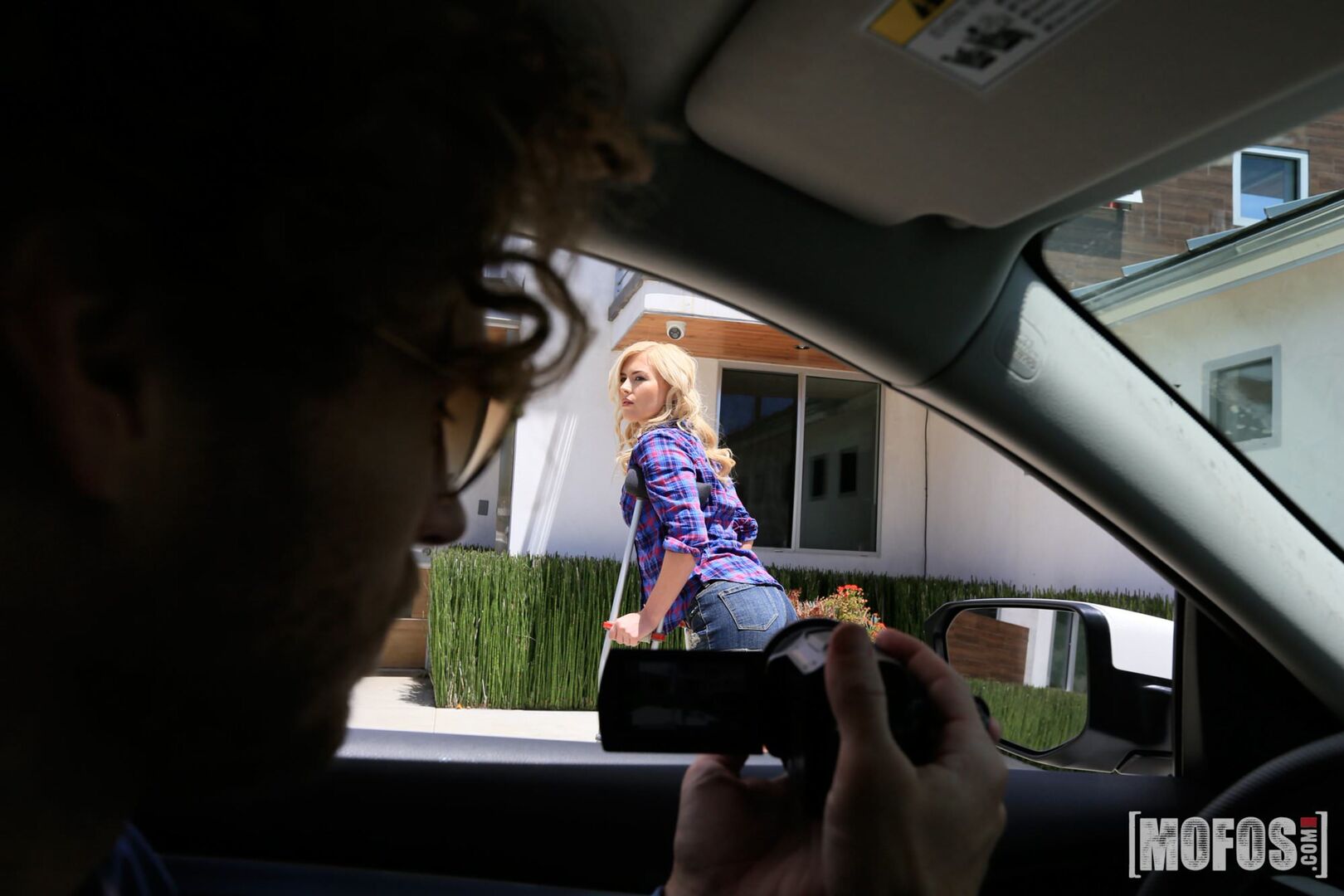 Twerking Blonde Blows Insurance Guy