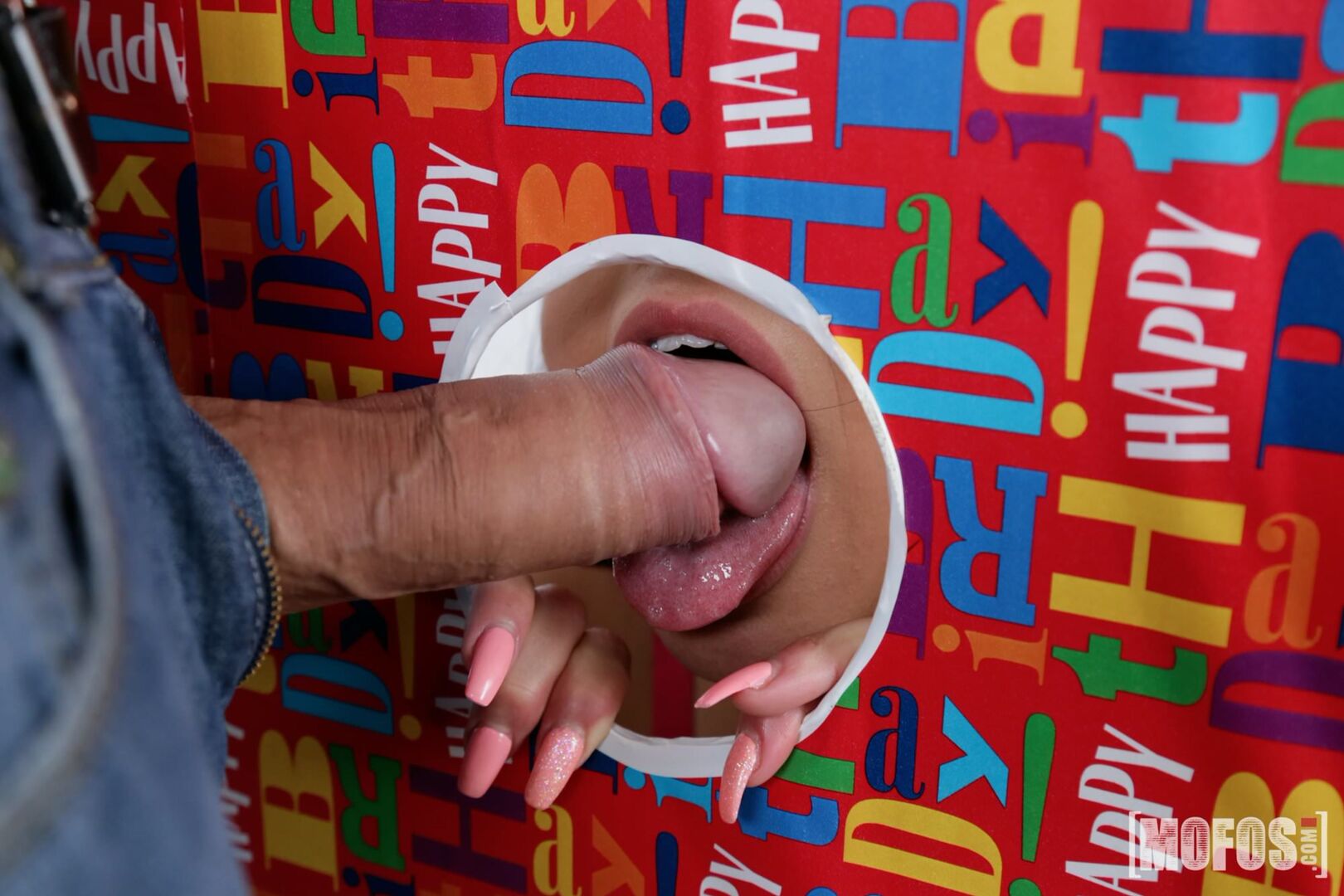 Birthday Gloryhole Anal Surprise