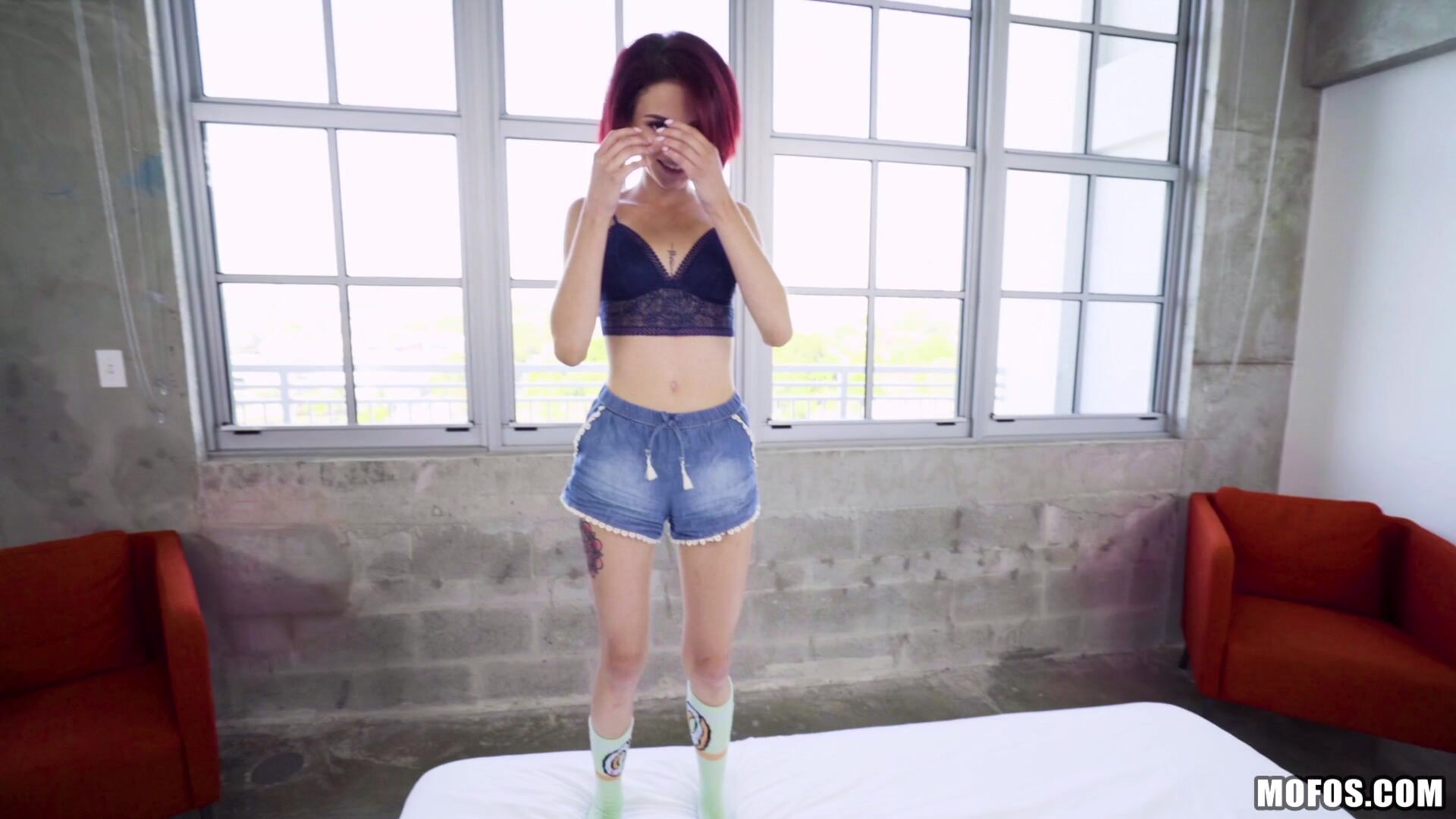 Cutie Lola Fae Faces Huge Dick