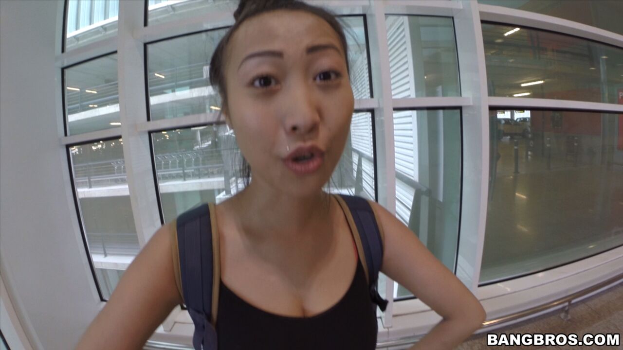 Big Tit Asian chick fucked in public