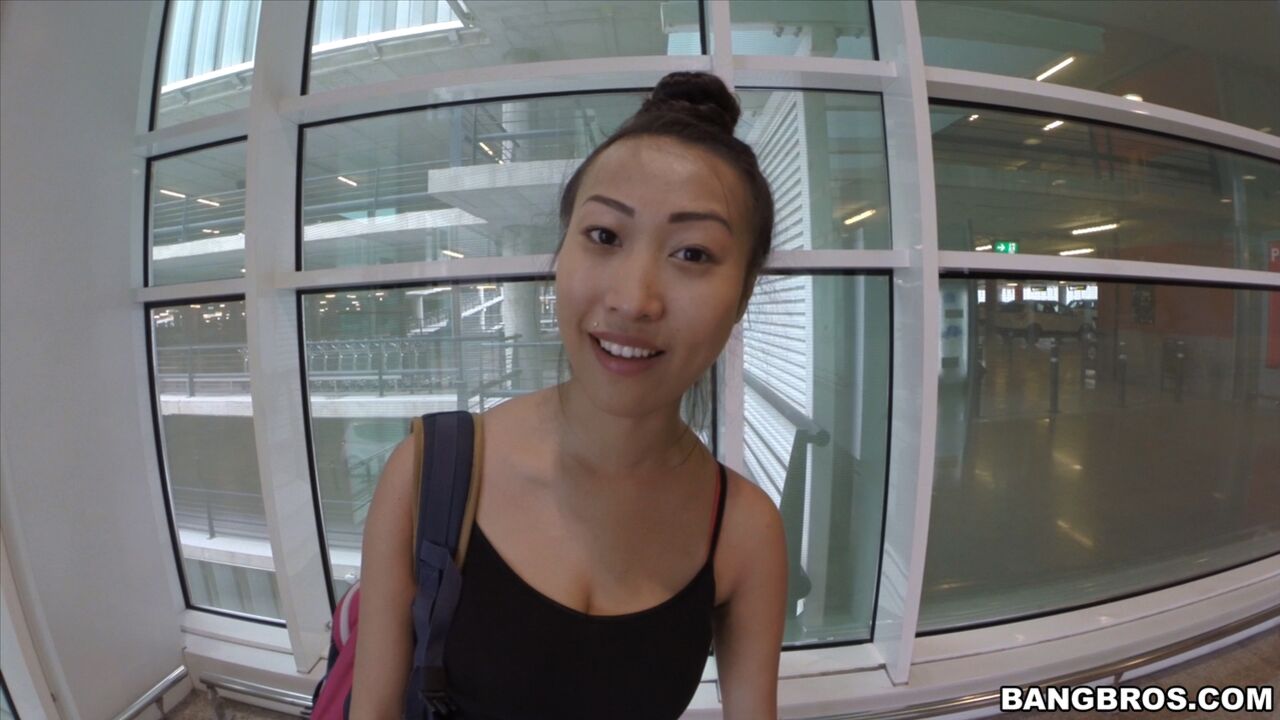 Big Tit Asian chick fucked in public