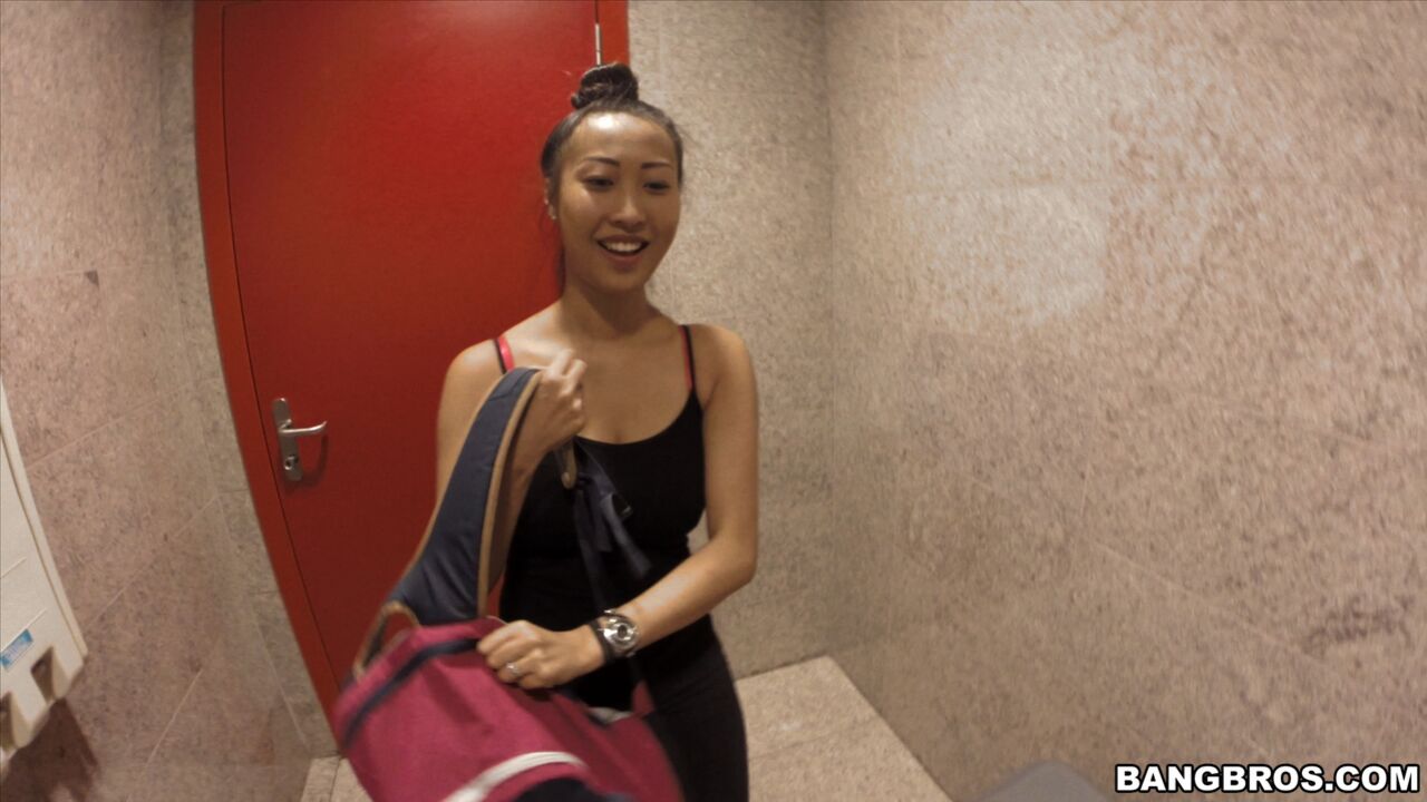 Big Tit Asian chick fucked in public