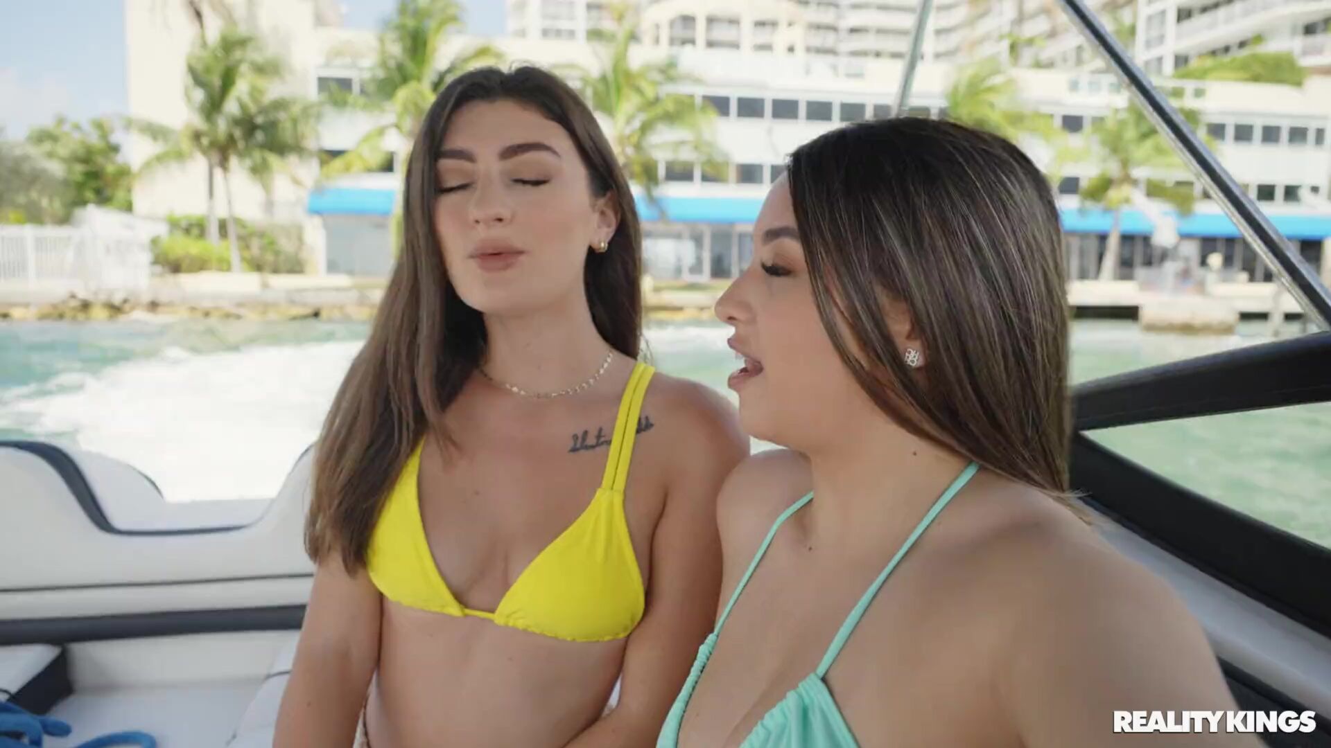 Boobs & Bikinis on a Boat