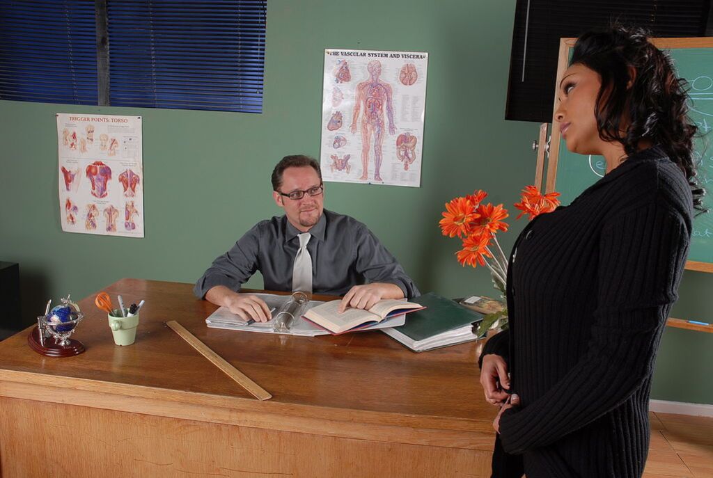 Priya Rai Fucks Her Professor Alec Knight For The Grade