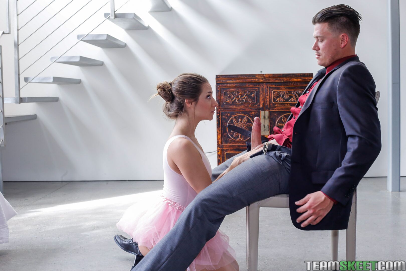 Tight Dancer Fucks Instructor