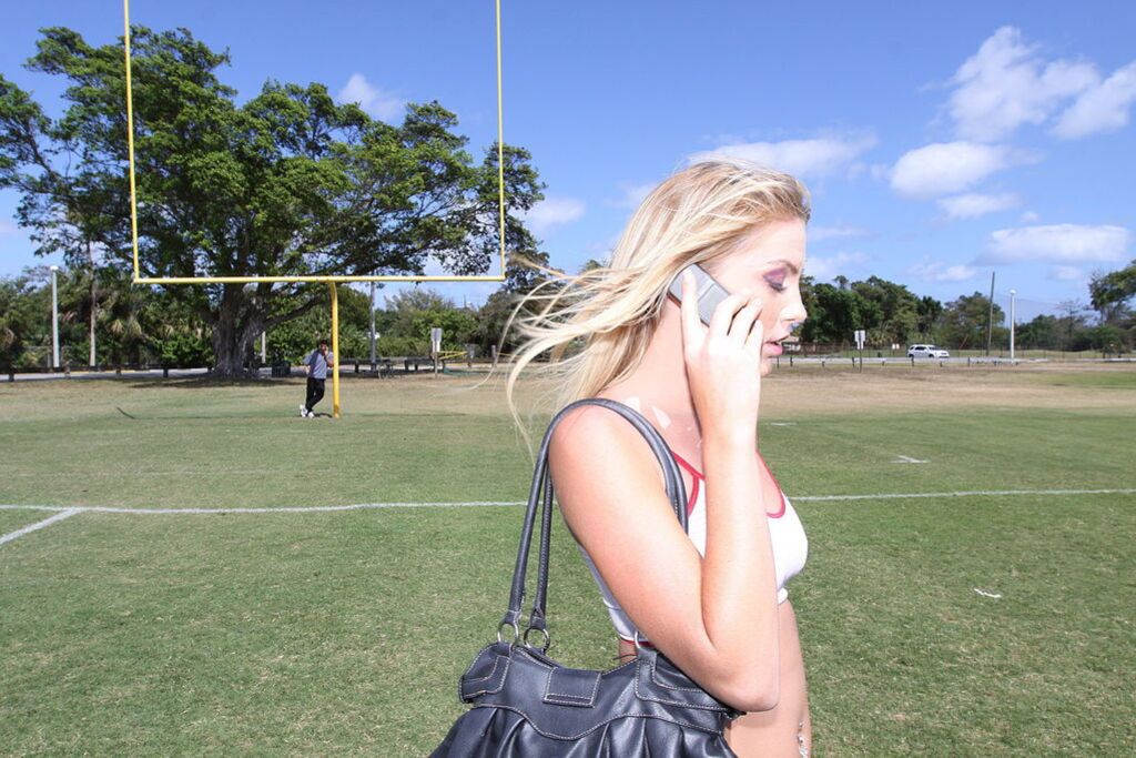 Hot Blonde Cheerleader Reecy Rae Fucks After Practice