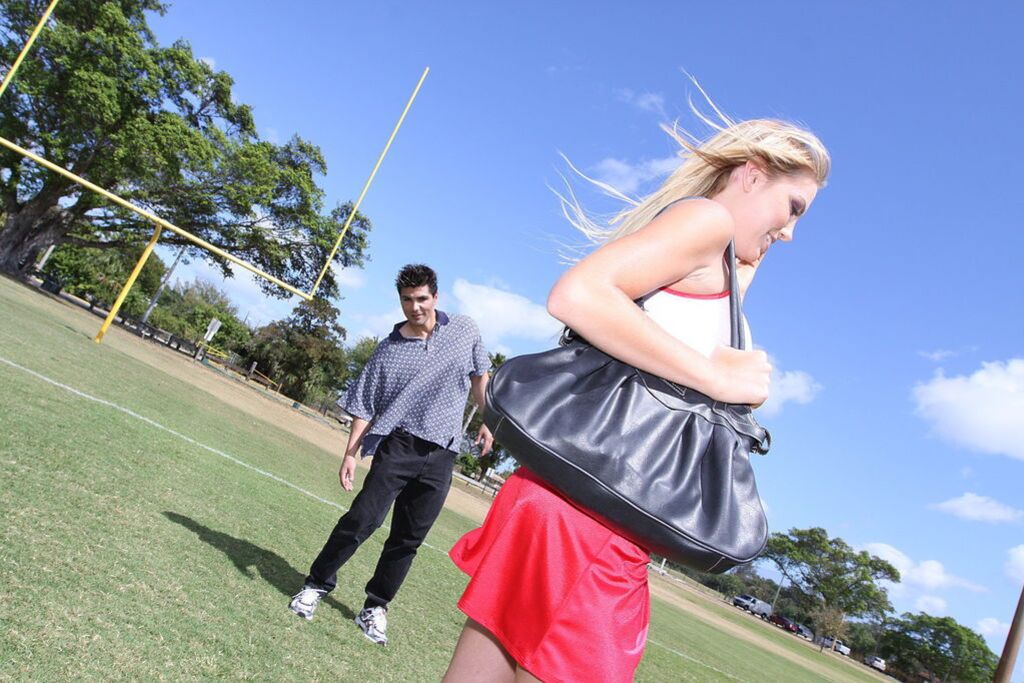 Hot Blonde Cheerleader Reecy Rae Fucks After Practice