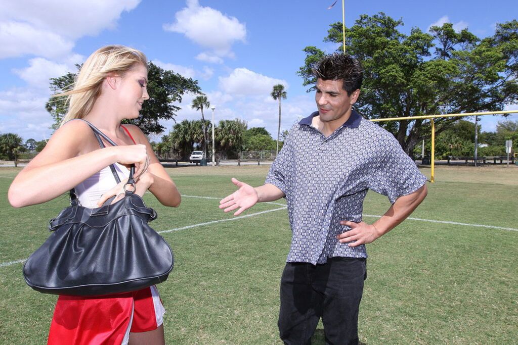 Hot Blonde Cheerleader Reecy Rae Fucks After Practice