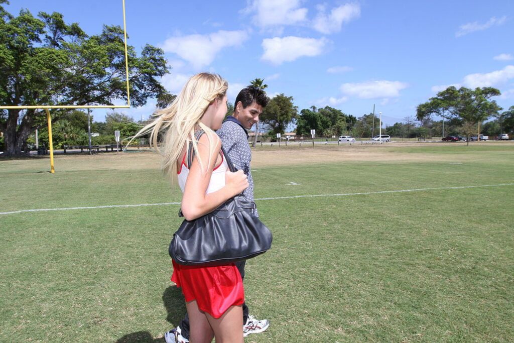 Hot Blonde Cheerleader Reecy Rae Fucks After Practice