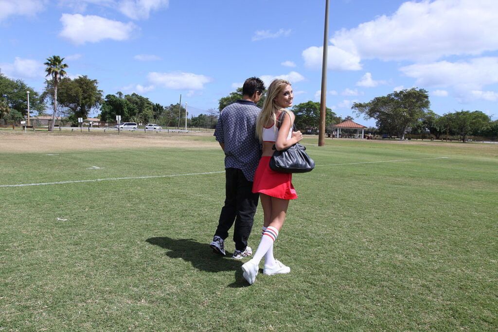 Hot Blonde Cheerleader Reecy Rae Fucks After Practice