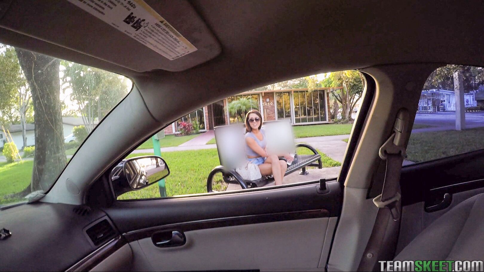 Bus Stop Babe Gets Laid and Paid