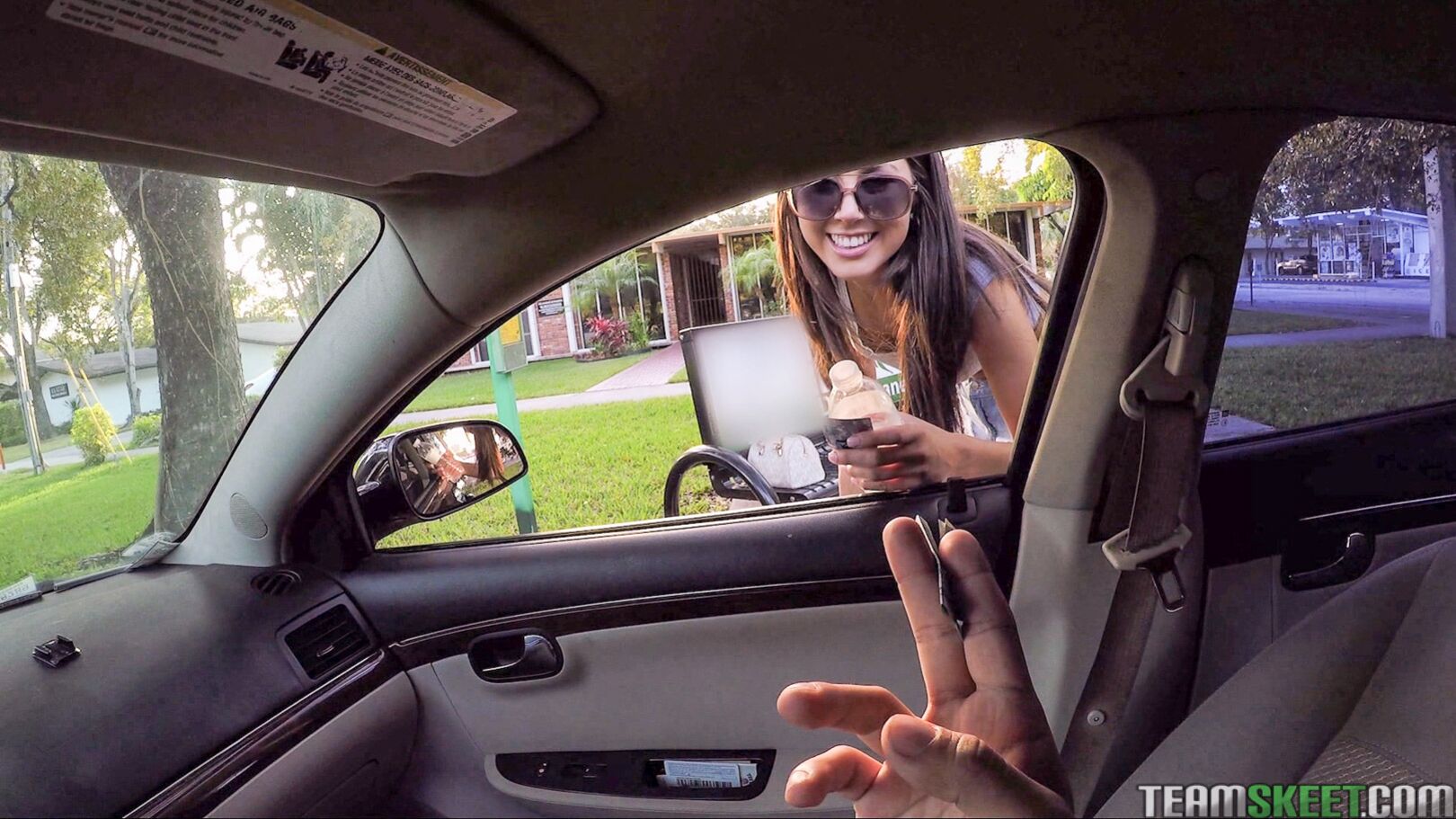 Bus Stop Babe Gets Laid and Paid