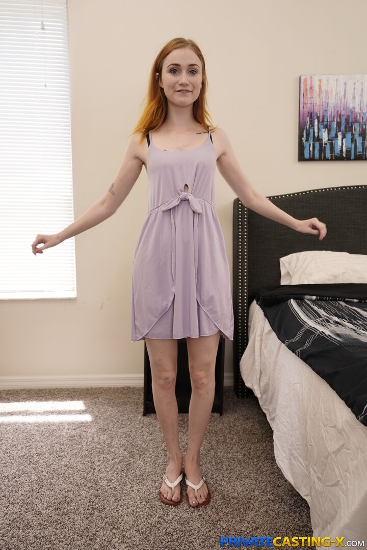 Nubile redhead loves huge cock