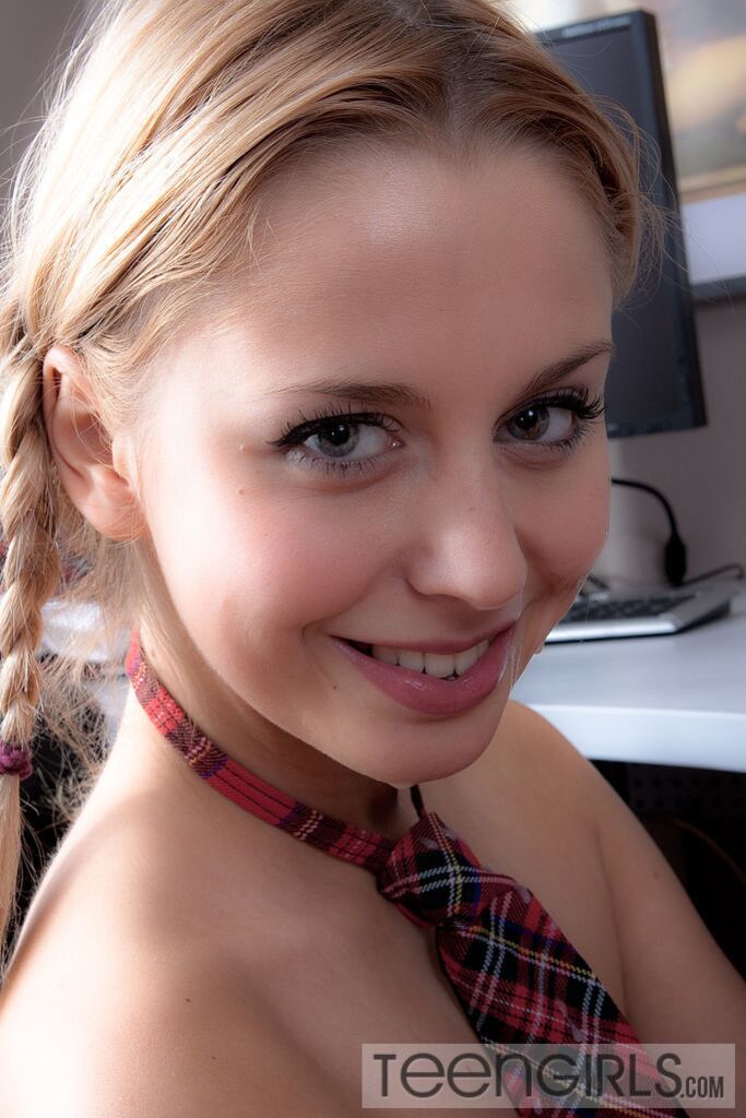Delicious Teen Fiona Fucked Rough in Schoolgirl Outfit