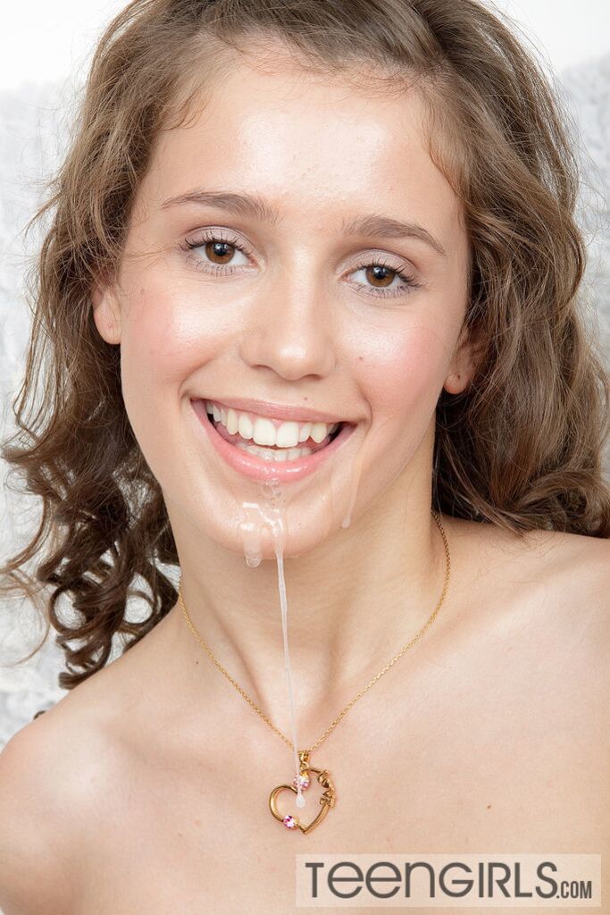 Tiny Brunette Teen Barbie Quivers with Pleasure!