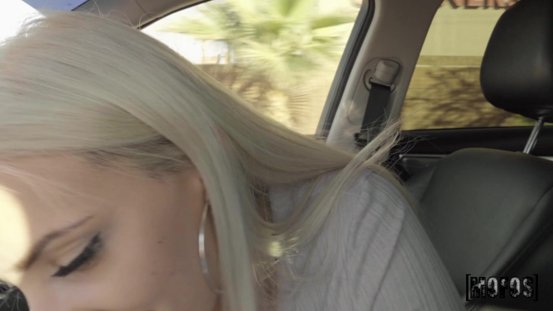 Busty Blonde Hitches Ride on a Big Dick